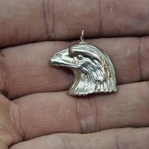 Sterling Silver Eagle Head Pendant